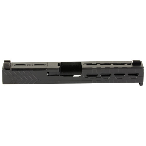 Sylvan Arms Custom Glock 17 Compatible Gun Slide Gen 3 - RMR Optics Cut, Includes Slide Internals and Sights, Black DLC Finish Sylvan Arms Custom Glock 17 Compatible Gun Slide Gen 3 - RMR Optics Cut, Includes Slide Internals and Sights, Black DLC Finish