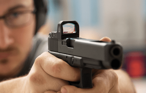 UTG OP3 Micro SLS 4 MOA Red Dot - RMR Footprint, Black Finsh