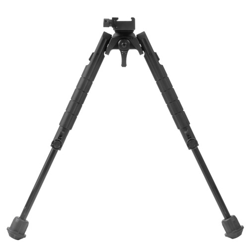 UTG Recon 360 TL Bipod - 8.1"-11.9" Center Height, Picatinny Attachment, Black Finish