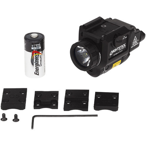 Overstock - Nightstick TCM-550XL-GL Compact Weapon-Mounted Light w/Green Laser - 550 Lumens, 4,612 Candela, Black, IPX7 Waterproof