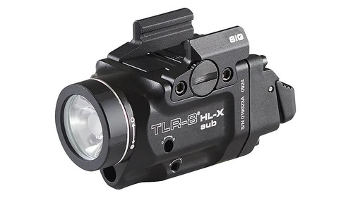 Streamlight TLR-8 HL-X SUB Rechargeable Weapon Light and Red Laser for Springfield Hellcat - Black Streamlight TLR-8 HL-X SUB Rechargeable Weapon Light and Red Laser for Springfield Hellcat - Black