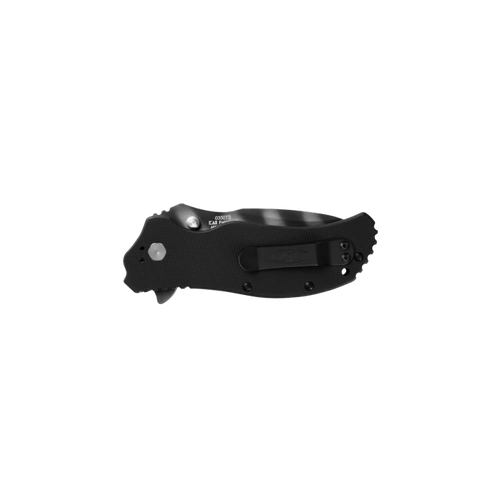 Zero Tolerance Model 0350TS Assisted Liner Lock Flipper Knife - 3.25" CPM S30V Tiger Stripe Plain Blade, Black G10 Handles