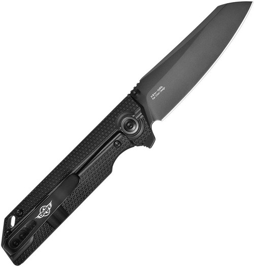 Oknife Ken Onion XEN-OAL Lightweight Flipper Knife - 3.16" CPM-S45VN Black DLC Modified Sheepsfoot Blade, Black DLC OAL Super Aluminum Handles, Frame Lock Oknife Ken Onion XEN-OAL Lightweight Flipper Knife - 3.16" CPM-S45VN Black DLC Modified Sheepsfoot Blade, Black DLC OAL Super Aluminum Handles, Frame Lock