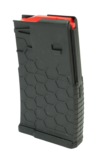 HEXMAG Magazine SR-25 308 20 Round Carbon Fiber Magazine - Black