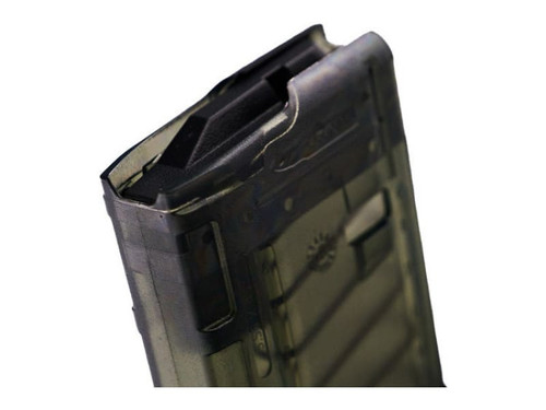 KCI .223/556NATO 21+1 Round AR-15 Magazine - Translucent Black Polycarbonate