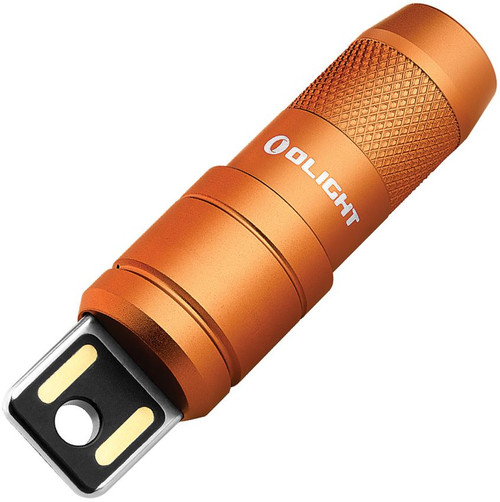 Olight iMini 2 Rechargeable Keychain LED Flashlight - 50 Max Lumens, Orange
