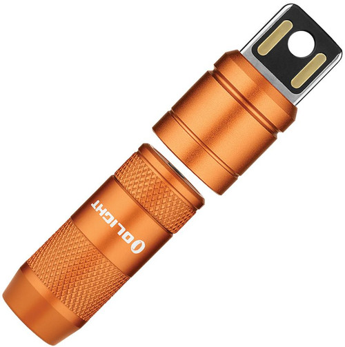 Olight iMini 2 Rechargeable Keychain LED Flashlight - 50 Max Lumens, Orange
