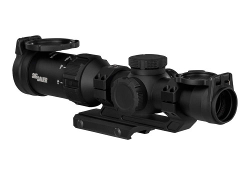 Sig Sauer TANGO-SPR LPVO 1-4x24MM Rifle Scope - 30MM Main Tube, Hellfire Quadplex Illuminated FL-4 Reticle, Black Finish Sig Sauer TANGO-SPR LPVO 1-4x24MM Rifle Scope - 30MM Main Tube, Hellfire Quadplex Illuminated FL-4 Reticle, Black Finish