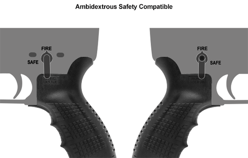Leapers Inc - UTG PRO Ambidextrous Pistol Grip, Built in Storage Compartment, Fits AR-15, Black Leapers Inc - UTG PRO Ambidextrous Pistol Grip, Built in Storage Compartment, Fits AR-15, Black