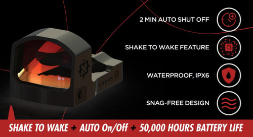 Cross Armory SHADOW Red Dot Optic - RMSc Footprint, 3 MOA Red Dot, Black Finish Cross Armory SHADOW Red Dot Optic - RMSc Footprint, 3 MOA Red Dot, Black Finish