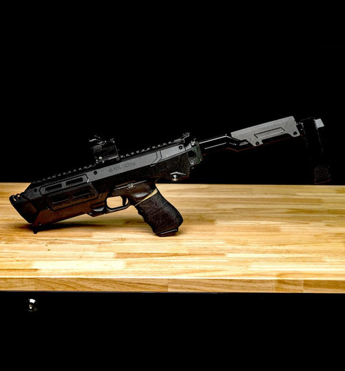 Meta Tactical MX-1 Conversion Kit for Glocks, P80, & PSA Dagger - The All In One Chassis, Black Meta Tactical MX-1 Conversion Kit for Glocks, P80, & PSA Dagger - The All In One Chassis, Black
