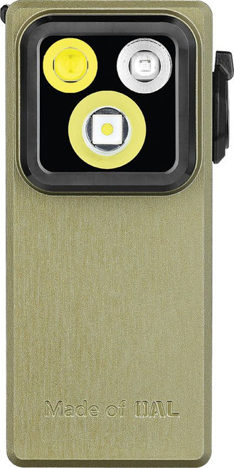 Olight Oclip Ultra Clip-On EDC Light with Flood, Spot, and UV Modes - Olive Green Finish Olight Oclip Ultra Clip-On EDC Light with Flood, Spot, and UV Modes - Olive Green Finish