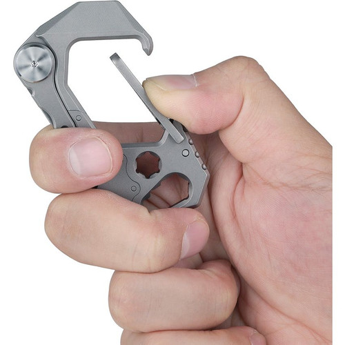 Olight Otool 2 Titanium Versatile Key Chain Carabiner with Small Knife