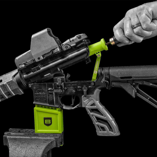 Breakthrough Clean Technologies Bore Guide with Pivot Lock For AR15 - Secures Action Open for Cleaning