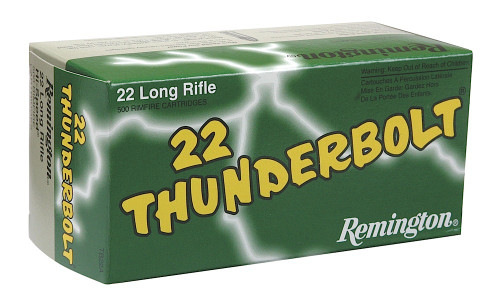 Remington Ammunition 21241 Thunderbolt 22 LR 40 gr Round Nose (RN) 500 Bx