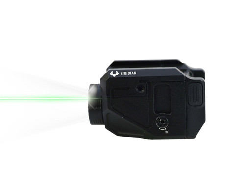 Viridian C5L Slim Green Laser With 550 Lumen Tactical Light with SAFECharge - Fits Glock 43X/48 MOS, FN Reflex, Black