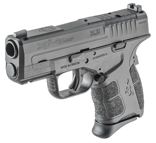 Springfield Armory XDSG93345BOSP XD-S Mod.2 OSP 3.3" Single Stack .45 ACP Handgun - Black