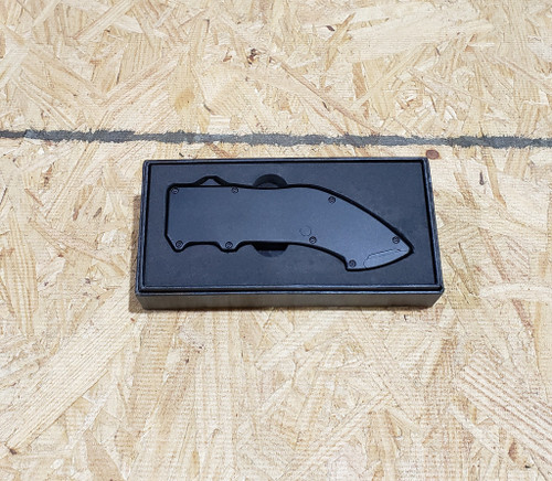 Templar Knife The Squire Utility Razor OTF - Black Aluminum Handles