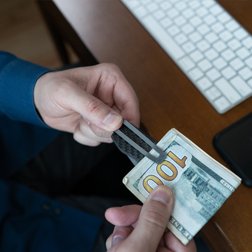 SOG Knives Ultra XR Graphite - Ultralight EDC Knife -  2.8" Graphite TiNi Blade, Carbon Fiber Handles, Titanium Money Clip SOG Knives Ultra XR Graphite - Ultralight EDC Knife -  2.8" Graphite TiNi Blade, Carbon Fiber Handles, Titanium Money Clip