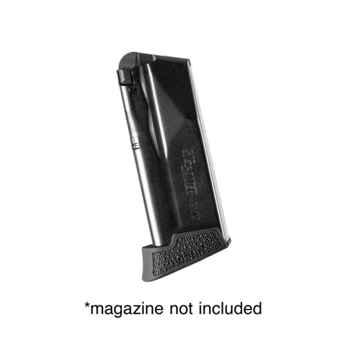 Hogue OverMolded Rubber Grip Extension Base Pads for 10 Round P365 Magazines - Black