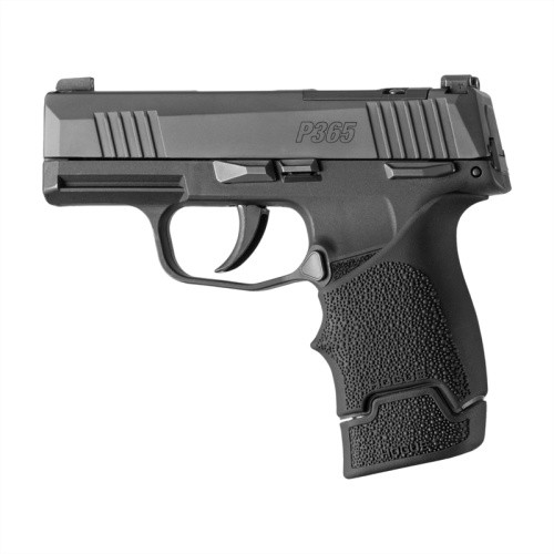 Hogue OverMolded Rubber Grip Extension Base Pads for 12 Round P365 Magazines - Black