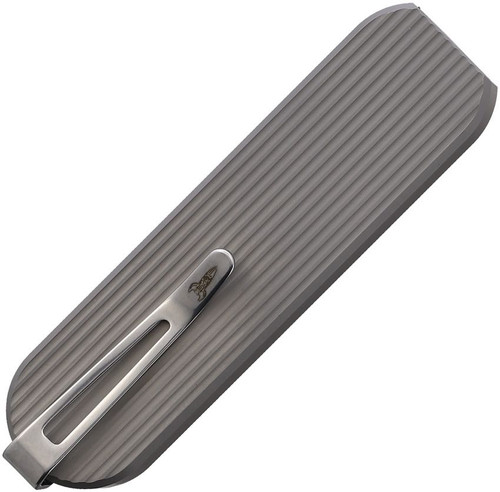 D Rocket Designs 007 Ti Q Branch OTF AUTO Knife - 2.125" Bohler M390 Double Edge Dagger Blade, Flutted Titanium Handles