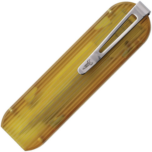 D Rocket Designs 007 Ultem Q Branch OTF AUTO Knife - 2.125" Bohler M390 Double Edge Dagger Blade, Ultem Handles