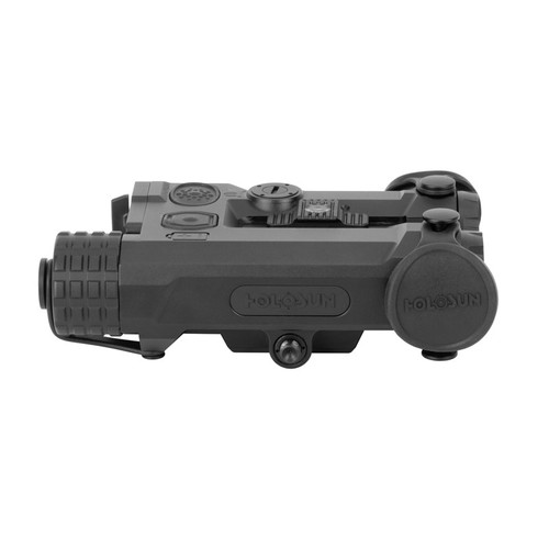 Holosun IRIS-RD4 Quad Function Rifle Red Laser, IR Laser, IR Illuminator, & White Light - Fits Picatinny, Remote Activated Button, Anodized Black