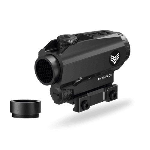 Swampfox Optics Blade 1X25 Prism Scope - Red Bullet Rise Compensating Reticle Swampfox Optics Blade 1X25 Prism Scope - Red Bullet Rise Compensating Reticle