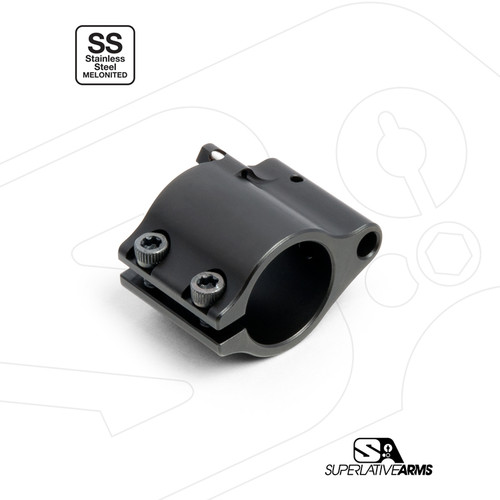 Superlative Arms Adjustable Bleed Off Gas Block - Clamp Install