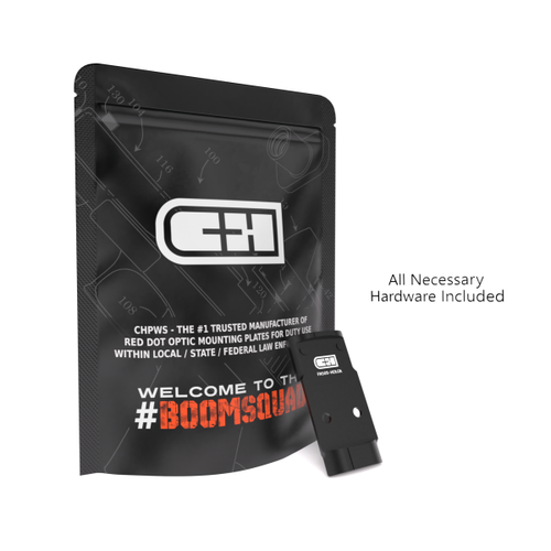 C&H Precision FN 509 / 510 / 545 to 407K / 507K Adapter Plate - Anodized Black Finish, Includes Mounting Hardware