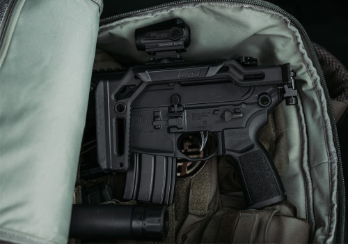 Sig Sauer MCX/MPX Thin Folding Stock 2.0 Assembly - 1913 Locking Hinge, Black