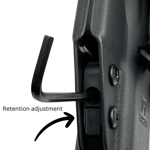 Rounded Gear Universal KYDEX Holster - Standard Size, Black