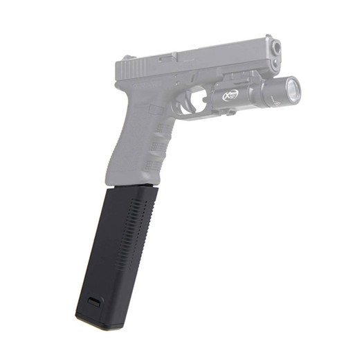 KRISS USA 9MM +23 Rounds Glock 17 Magazine Extension - Black, Fits Kriss VECTOR, 3 Pack KRISS USA 9MM +23 Rounds Glock 17 Magazine Extension - Black, Fits Kriss VECTOR, 3 Pack