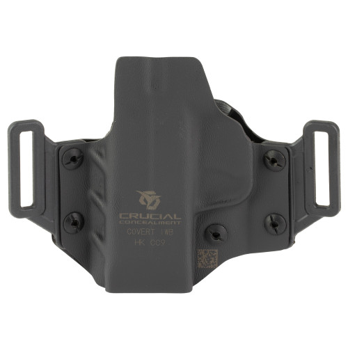 Crucial Concealment Covert OWB Holster for the HK CC9 - Right Hand, Kydex Construction, Black