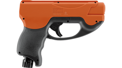 Umarex HDP50 Compact G2 CO2 Pepper Ball Pistol - 50 Caliber, Black and Orange