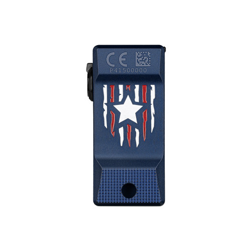 Olight Oclip Ultra Clip-On EDC Light with Flood, Spot, and UV Modes - Limited Edition Stars and Stripes