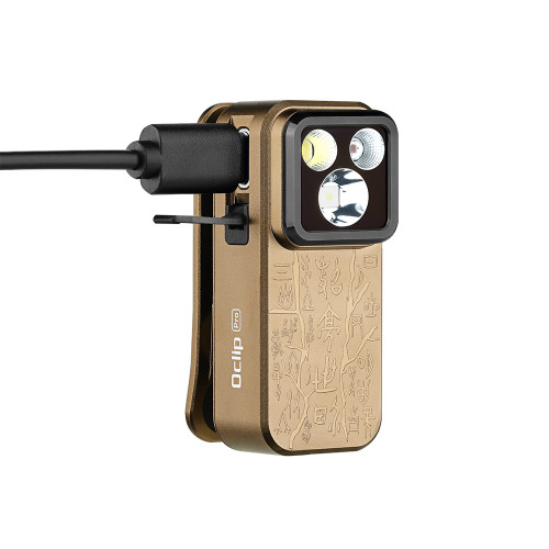 Olight Oclip Pro Multi-Purpose Clip-On EDC Light - Limited Edition Ancient Script