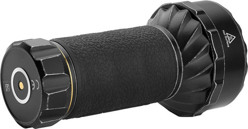 Olight Marauder Mini Variable-Output Rechargeable LED Floodlight - 7,000 Max Lumens, Distressed Black with Gold Accents