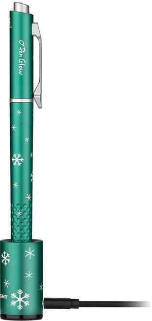 Olight O'Pen Glow Rechargeable Penlight - Snowflake Green