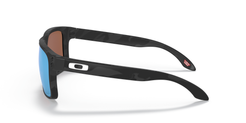 Oakley Holbrook Sunglasses - Matte Black Camo Frame, Prizm Deep Water Polarized Lenses Oakley Holbrook Sunglasses - Matte Black Camo Frame, Prizm Deep Water Polarized Lenses