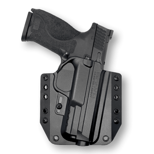 Bravo Concealment OWB Holster for the S&W M&P 2.0 9/40 Full Size - 1.5" Belt Loops, Right Hand, Black, Polymer