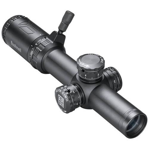 Bushnell AR Optics 1-4x24mm LVPO FFP Rifle Scope - Illiminated BTR-1 Reticle, Black Finish