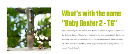 CIVIVI Knives C24074-1 Baby Banter 2 TG Crossbar Lock Folding Knife - 2.34" 14C28N Satin Clip Point Blade, Milled Green G10 Handles with Red Liners