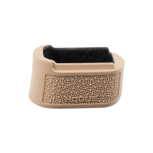 Hogue OverMolded Rubber Grip Extension Base Pads for 15 Round P365X and XL Magazines - FDE