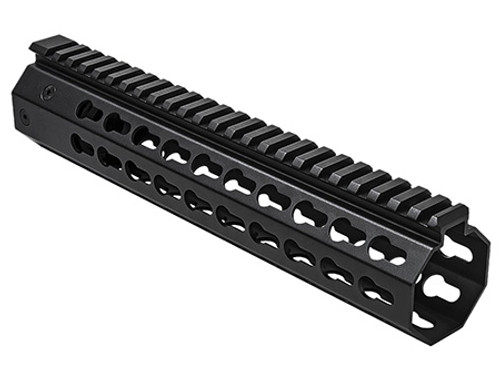 NcStar VMARFFKMC Keymod Handguard Free-Floating Aluminum Black Anodized 10" for AR-15, M4