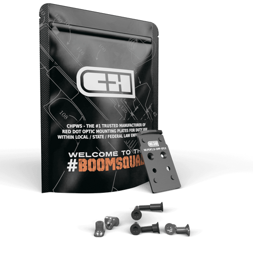 C&H Precision Walther DEFENSE PDP 2.0 to Leupold DeltaPoint Pro / EoTech EFLX Adapter Plate - Anodized Black Finish, Includes Mounting Hardware