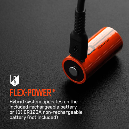 iProTec RM600LSR Rail Mount Light + Red Laser - Black Finish