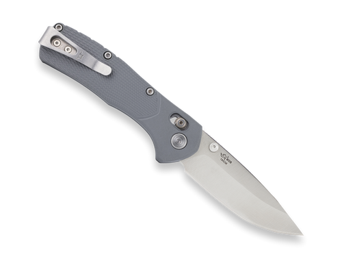 Buck 0791GYS1 Range Pro Crossbar Lock Folding Knife - 3.375" 154CM Satin Drop Point Blade, Gray GFN Handles - 13920 Buck 0791GYS1 Range Pro Crossbar Lock Folding Knife - 3.375" 154CM Satin Drop Point Blade, Gray GFN Handles - 13920