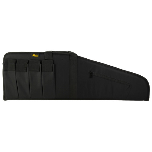 US PeaceKeeper Modern Sporting Rifle (MSR) Rifle Case - 40"x12.5", 600 Denier Polyester, Black